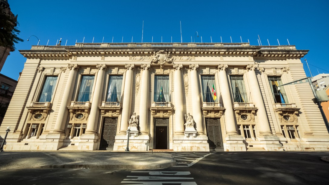 Fachada principal Palácio Piratini Gustavo Mansur