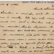 Verso da fotografia / Notícias da revolução / Acervo do AHRS
